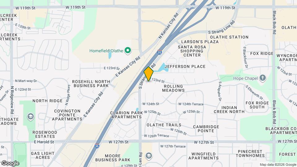 16609 W 123rd St Map and Location Details