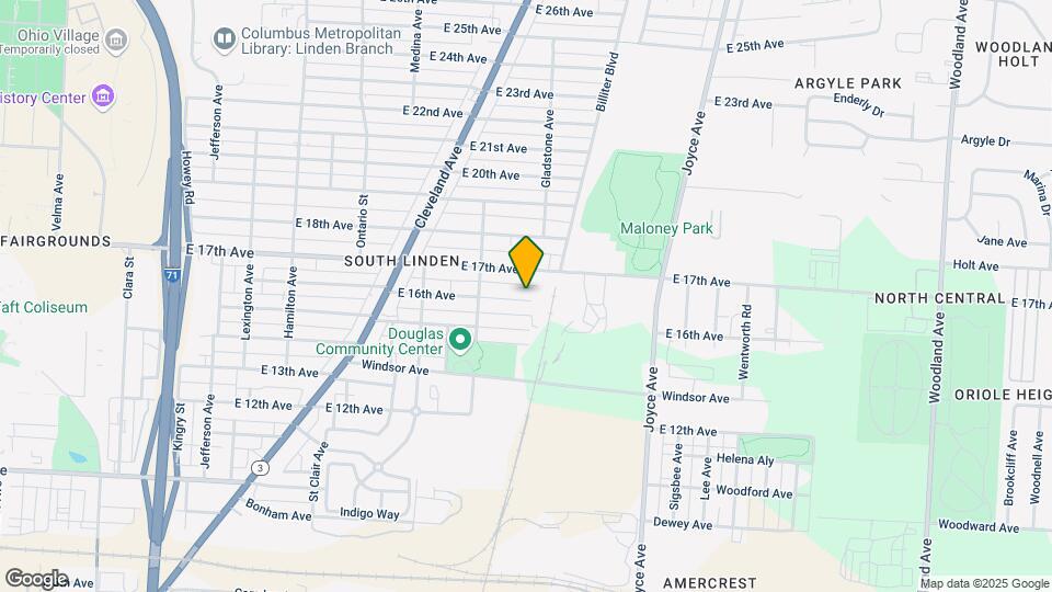 1362 E 16th Ave Mapa y Detalles de la Ubicación