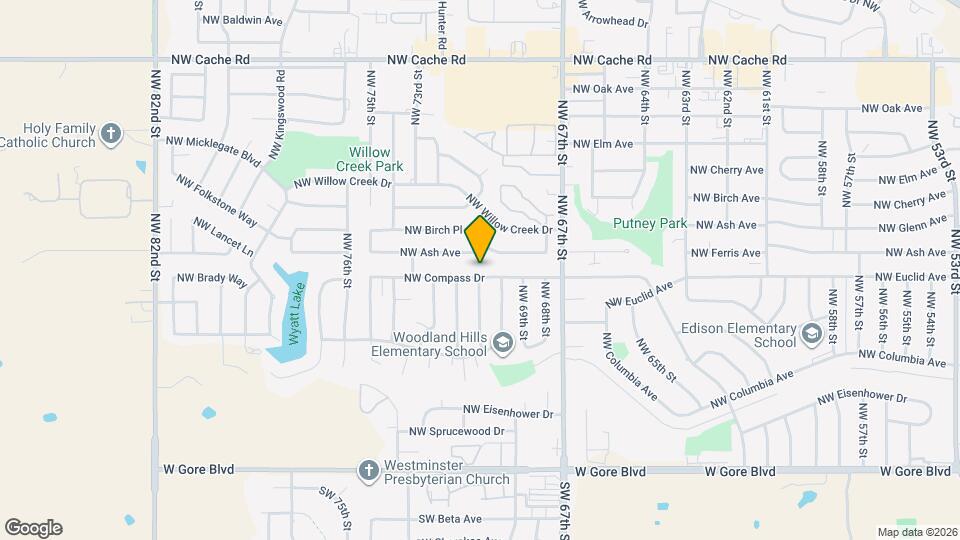 6733 NW Compass Dr Map and Location Details