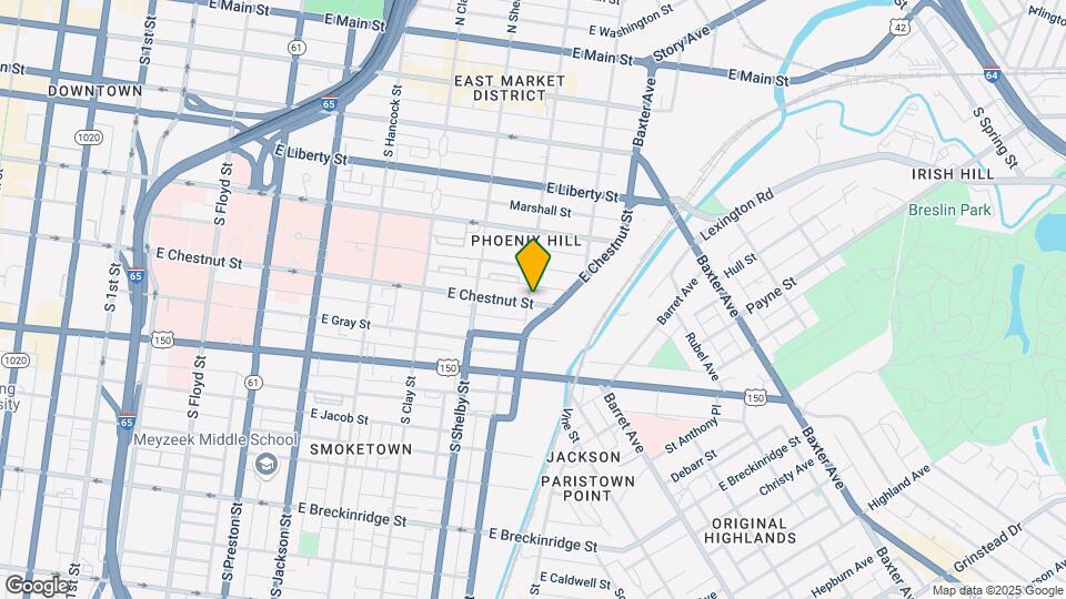 553 S Campbell St Map and Location Details