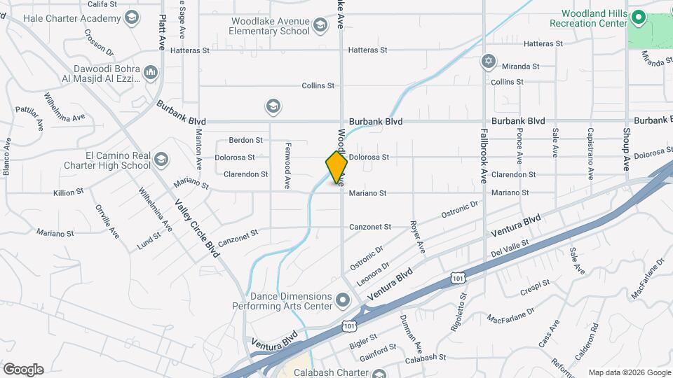 23211 Mariano St, Unit Guesthouse Mapa y Detalles de la Ubicación