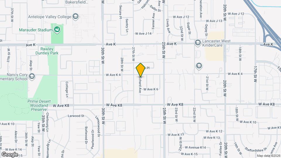 43348 Echard Ave Map and Location Details