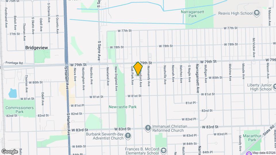 7950 Rutherford Ave Map and Location Details