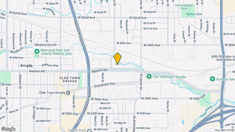 6704 W 58th Pl Map and Location Details