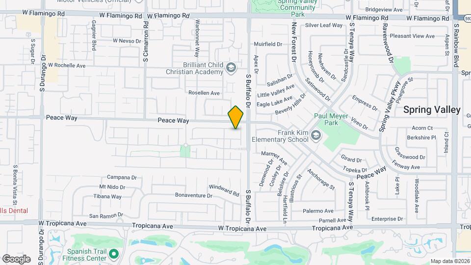 7821 Barntucket Ave Map and Location Details