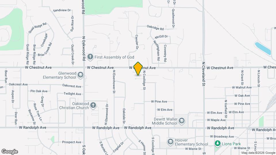 3014 W Delta Dr Map and Location Details