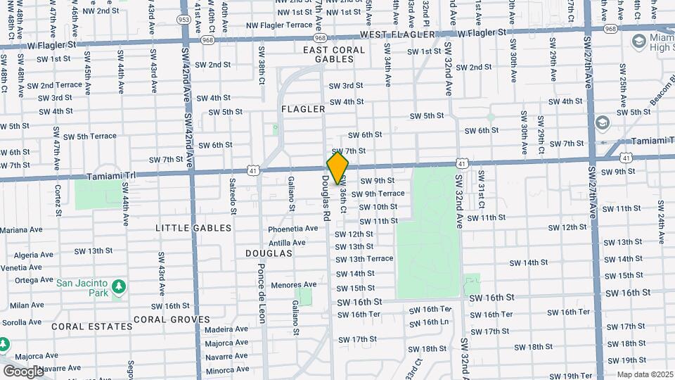 940 SW 36th Ct Mapa y Detalles de la Ubicación