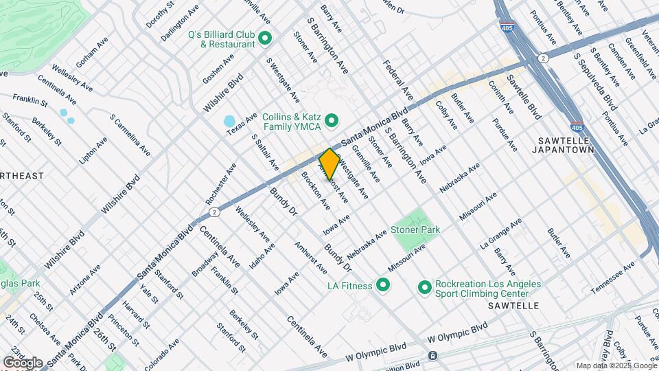 1549 Armacost Ave Map and Location Details