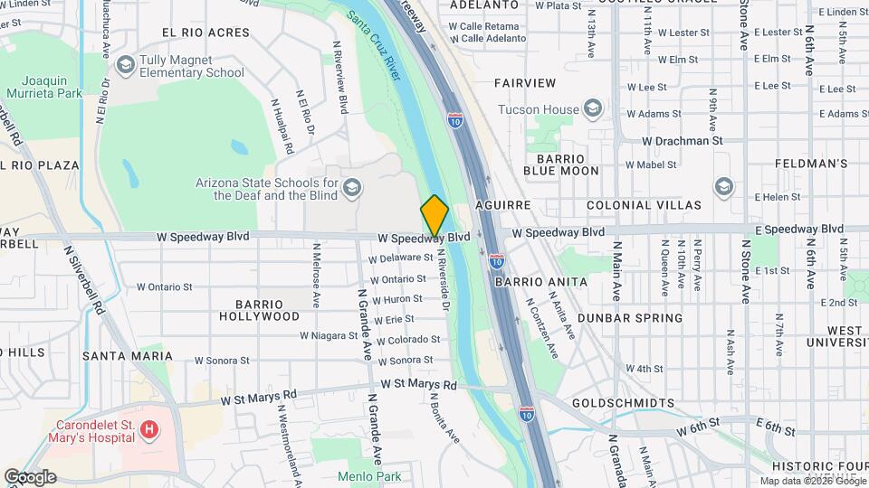 1077 N Riverside Dr Map and Location Details