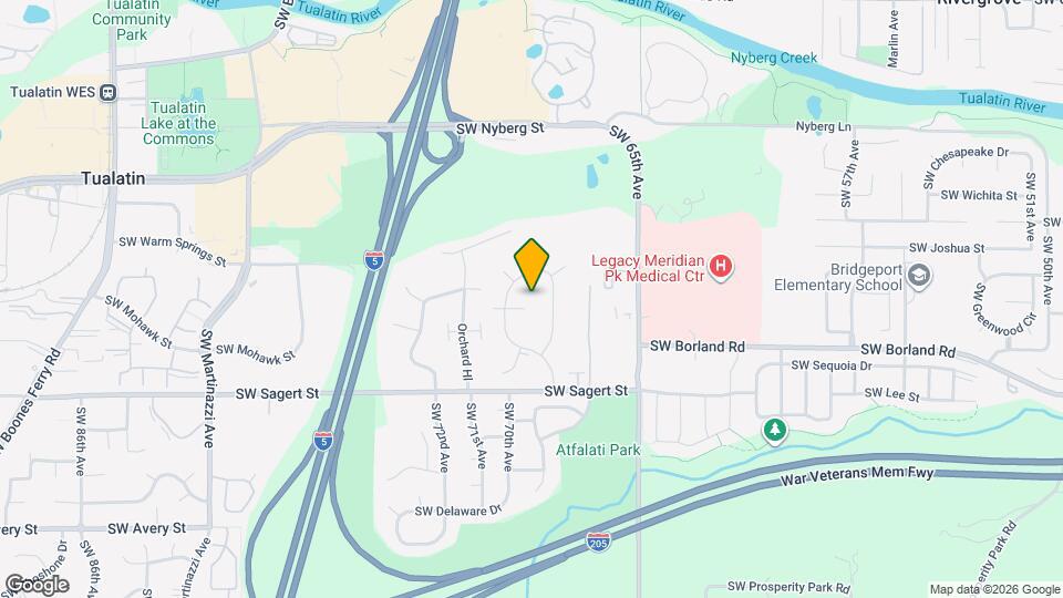 6891 SW Napa Ct Map and Location Details