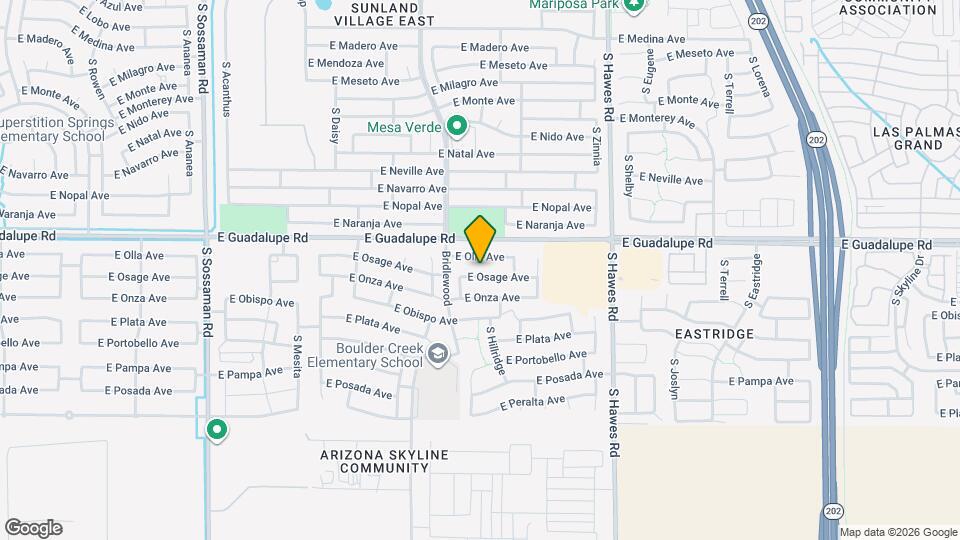 8124 E Osage Ave Mapa y Detalles de la Ubicación