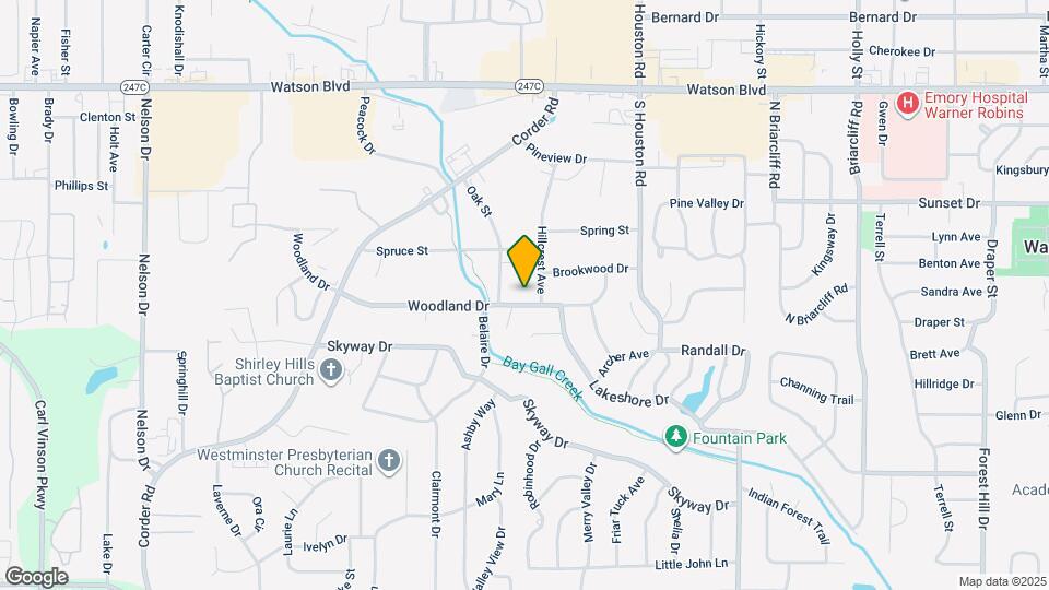 203 Woodland Dr Map and Location Details