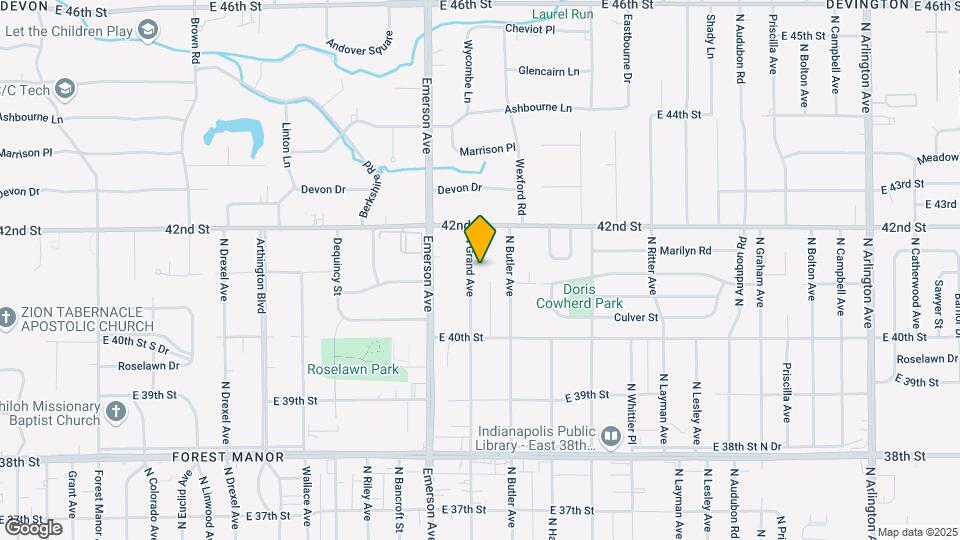 4103 N Grand Ave Map and Location Details