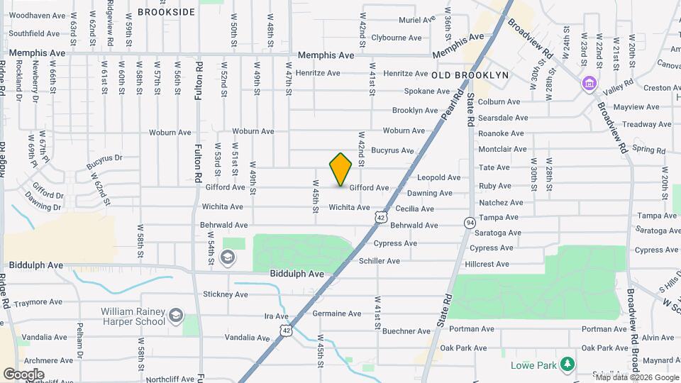 4309 Gifford Ave Map and Location Details