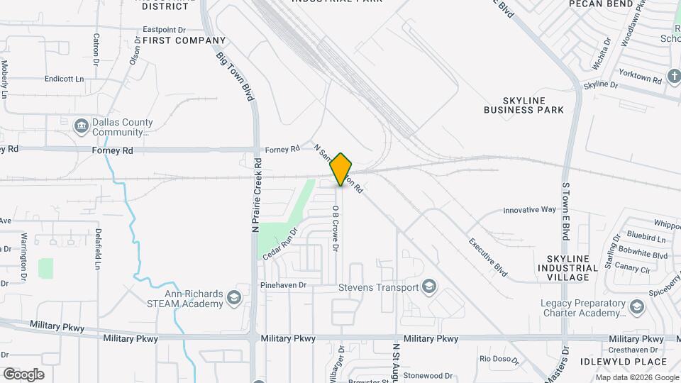 4116 O B Crowe Dr Mapa y Detalles de la Ubicación