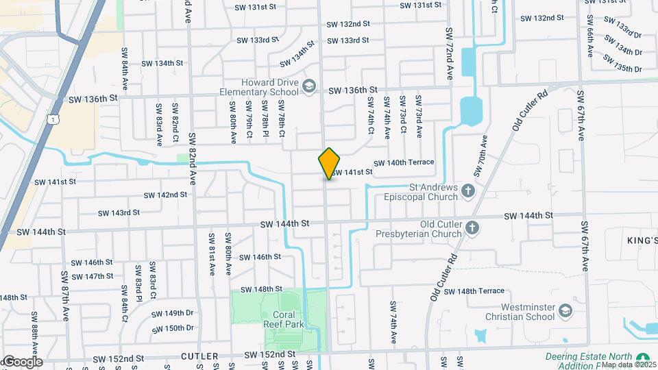 7695 SW 142nd St Map and Location Details