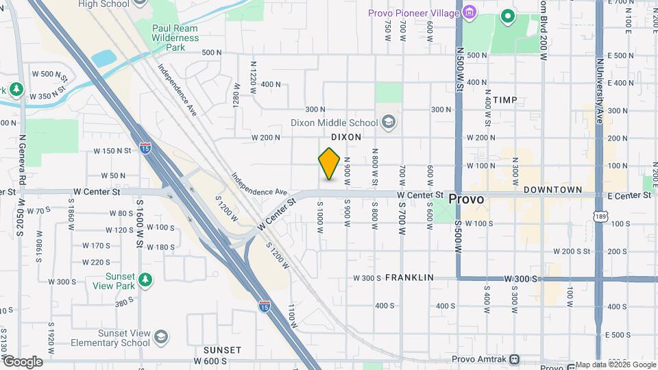 966 W Center St Map and Location Details