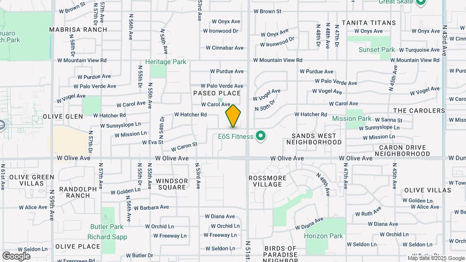 5129 W Sanna St Map and Location Details