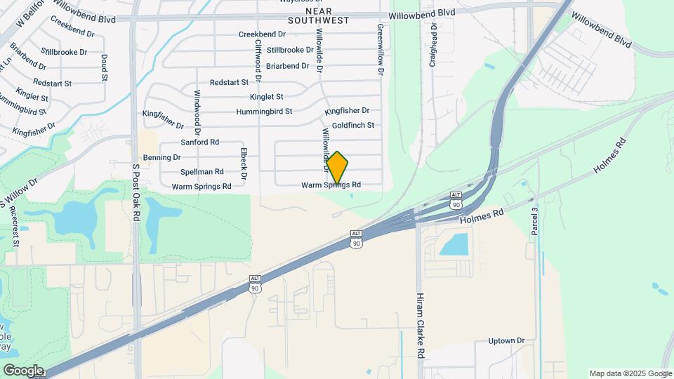 4423 Warm Springs Rd Map and Location Details