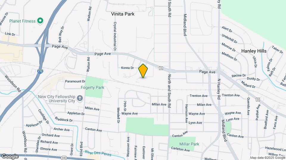 8440 Atherton Dr Map and Location Details