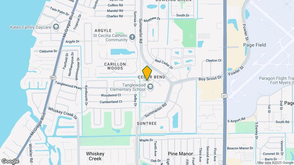 5260 Cedarbend Dr Map and Location Details