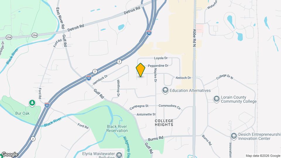 438 Loyola Dr Map and Location Details