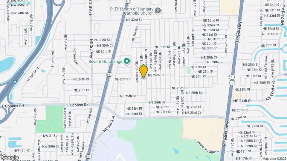 2630 NE 8th Ave Map and Location Details