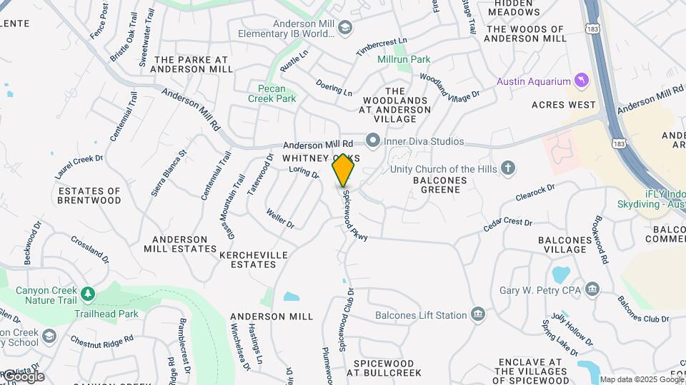 11558 Spicewood Pkwy Map and Location Details