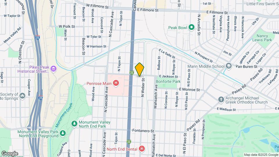 2326 N Weber St Map and Location Details