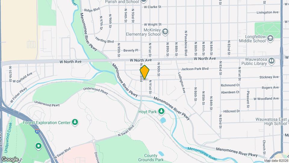 9131 Stickney Ave Map and Location Details