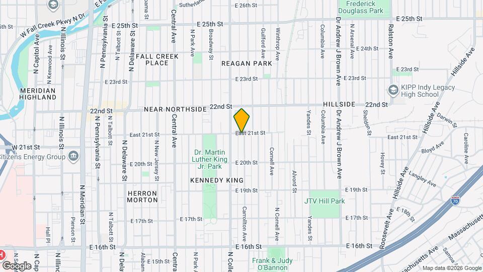 2058 Carrollton Ave Map and Location Details