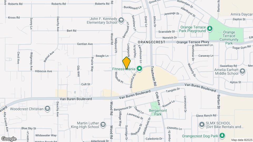 8736 Barnwood Ln Map and Location Details