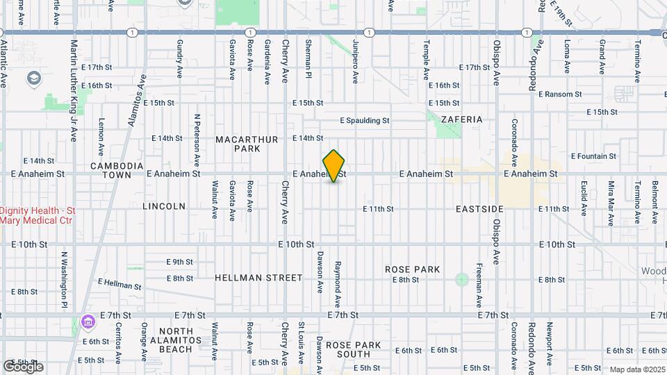 1135 Raymond Ave Map and Location Details