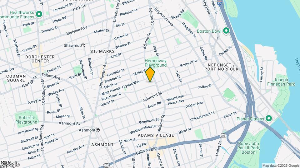 150 Wrentham St, Unit #12 Map and Location Details