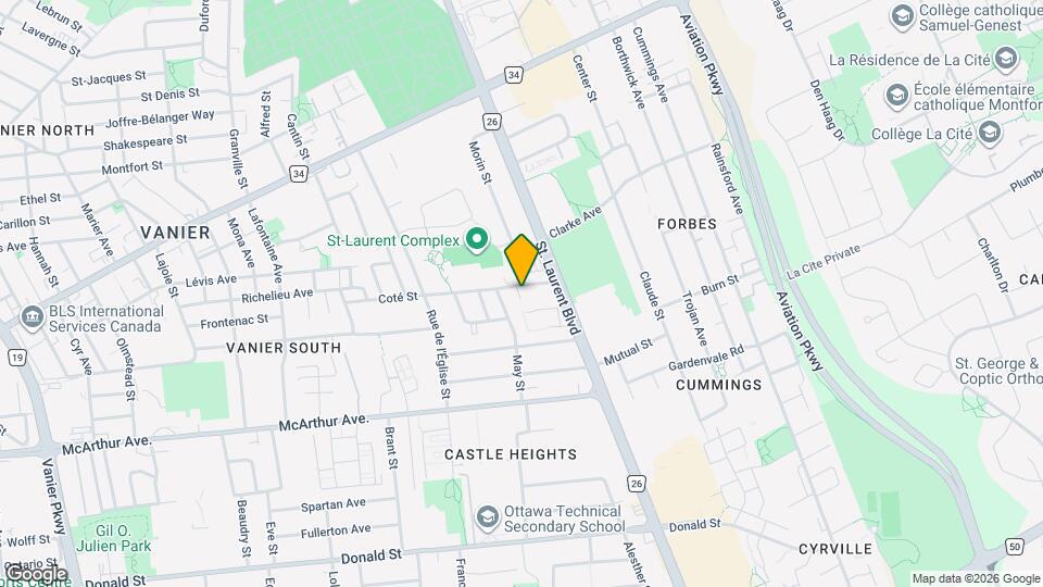 538 Cote St Map and Location Details