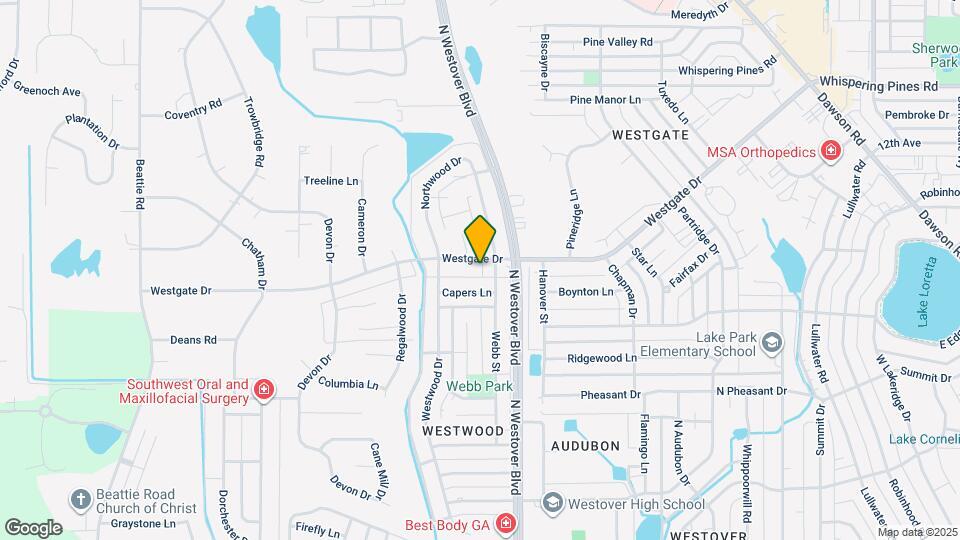 2804 Westgate Dr Map and Location Details