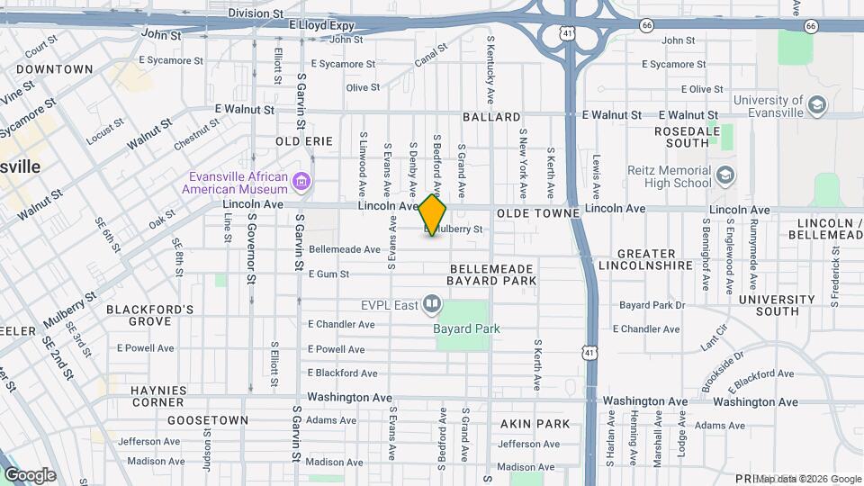 848 Bellemeade Ave Map and Location Details