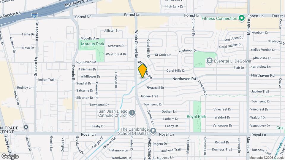 11238 Webb Chapel Ct Map and Location Details