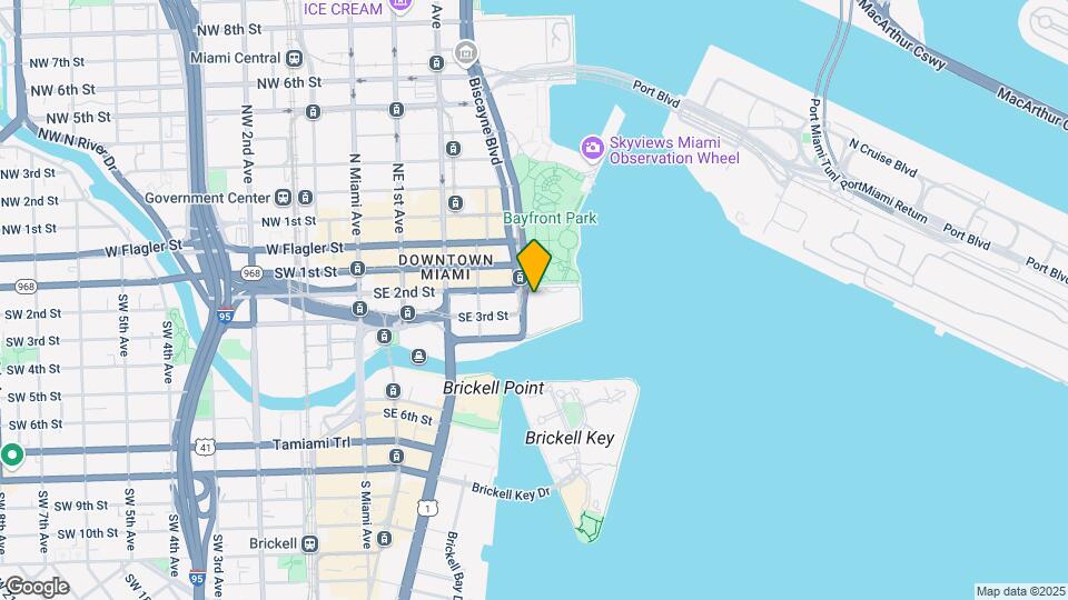 325 S Biscayne Blvd Map and Location Details