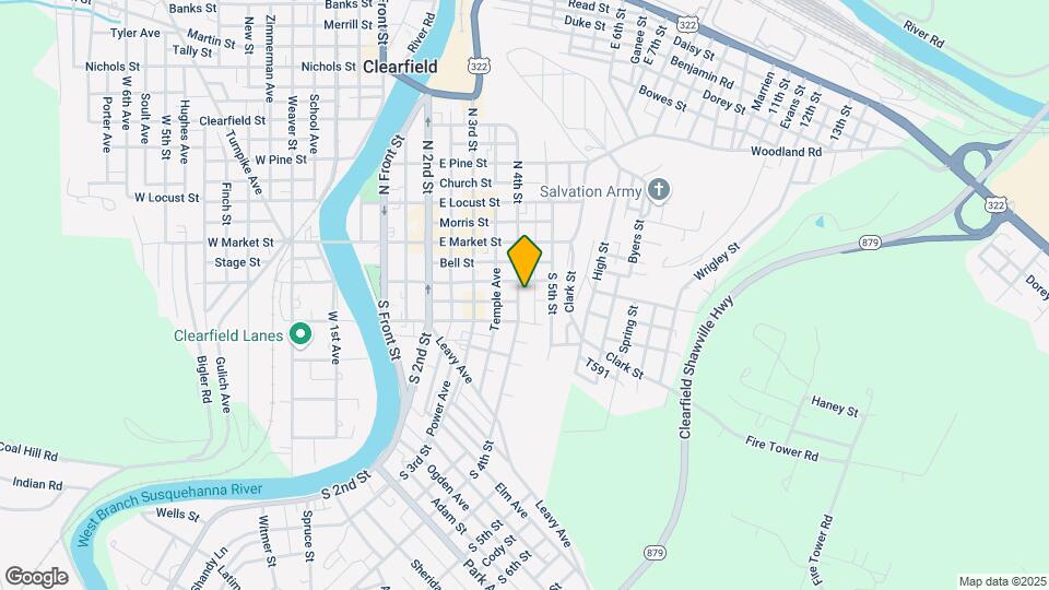 106 S 4th St Map and Location Details