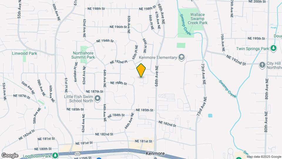 6645 NE 189 Ct Map and Location Details