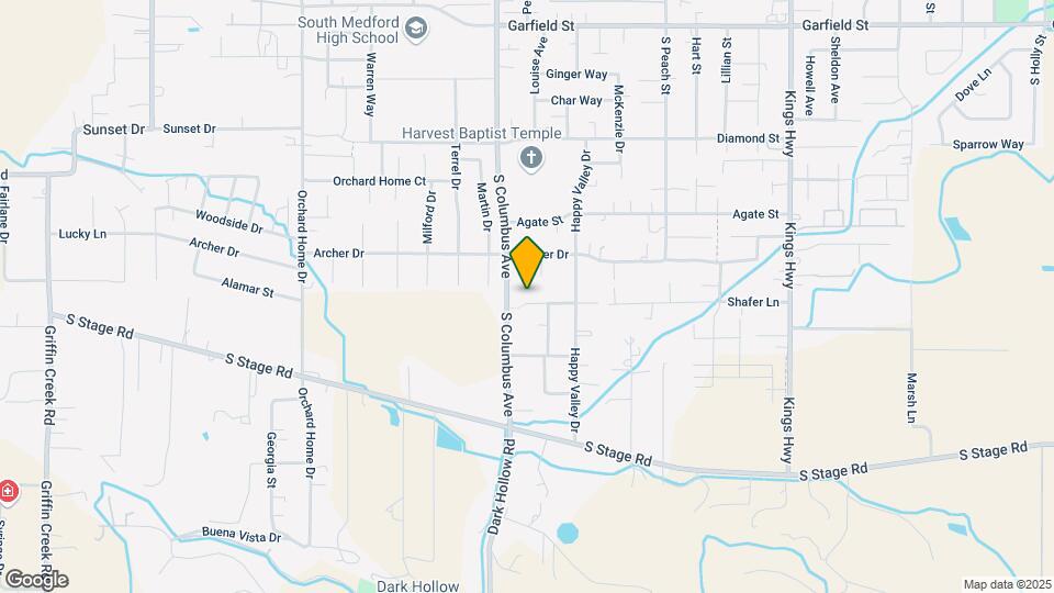 1236 Shafer Ln Map and Location Details