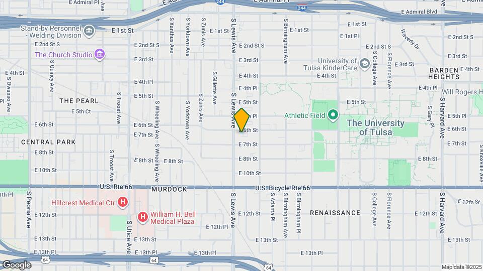 2414 E 6th St Map and Location Details