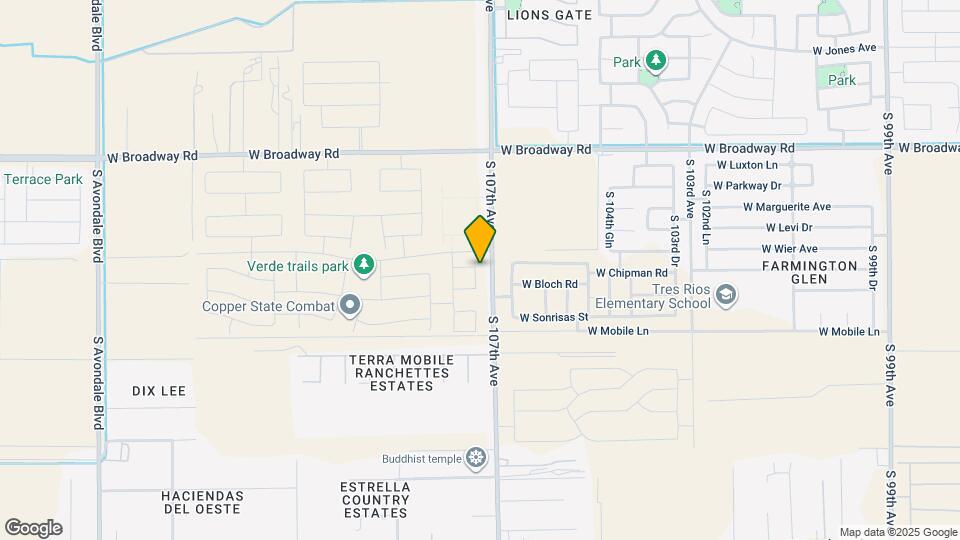 4811 S 107th Dr Mapa y Detalles de la Ubicación