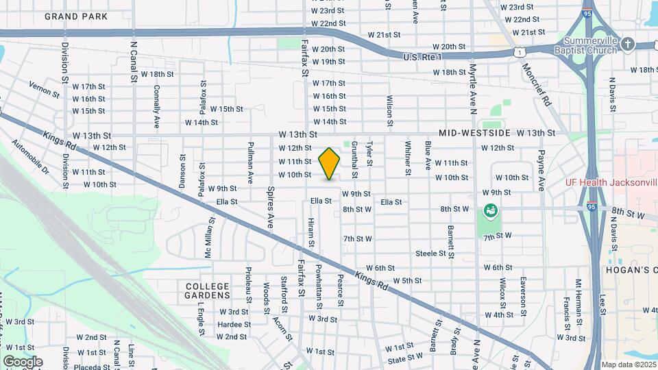 1725 W 9th St Map and Location Details