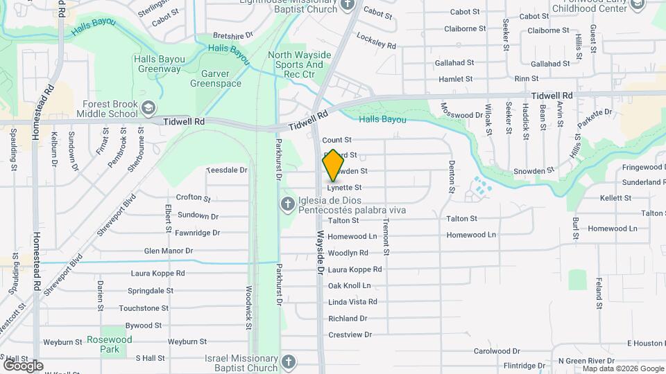 7911 Lynette St Map and Location Details