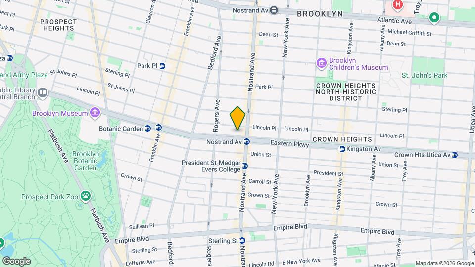 515 Eastern Pkwy Map and Location Details