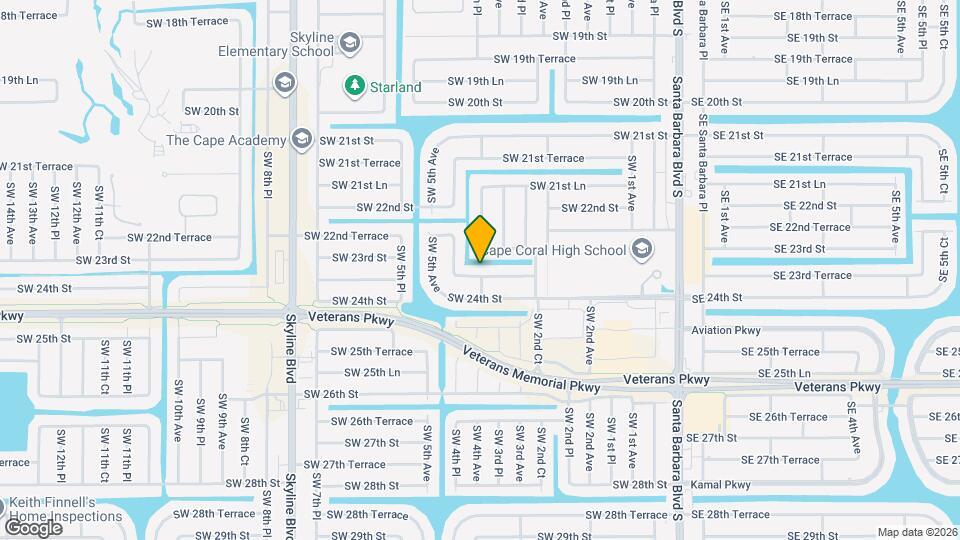 417 SW 23rd Terrace Map and Location Details