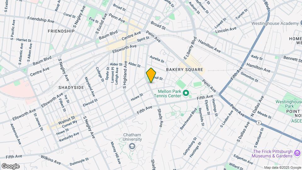 431 Shady Ave Mapa y Detalles de la Ubicación