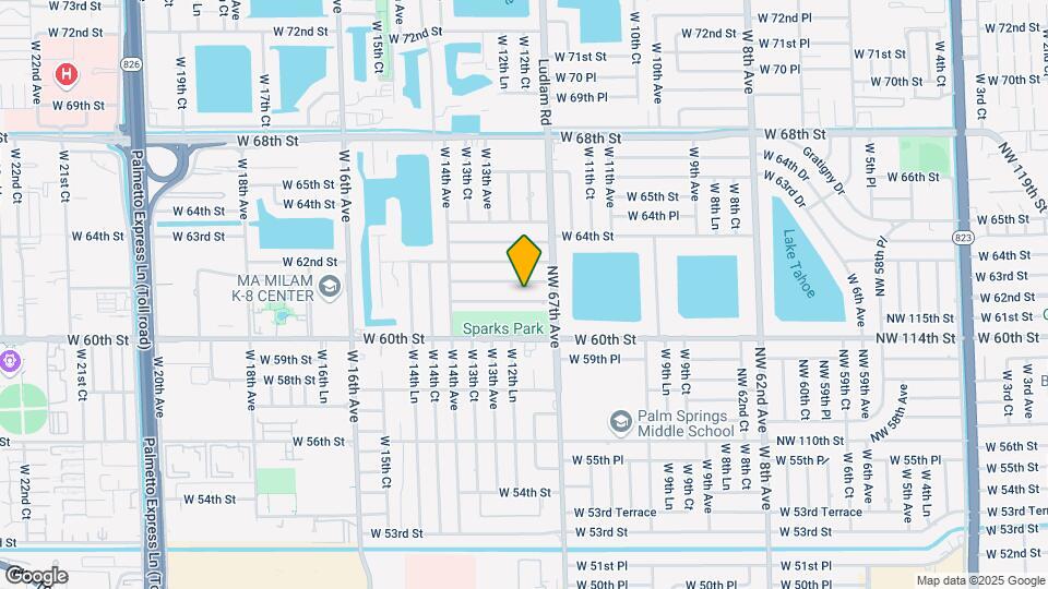 1241 W 60th Terrace Map and Location Details
